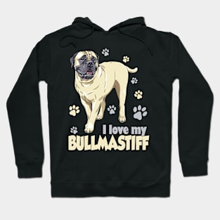 I Love My Bullmastiff! Especially for Bullmastiff Dog Lovers! Hoodie